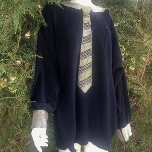Jeweled Oversized Designer's Sweater